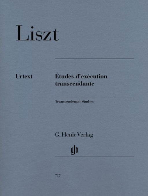Liszt - Transcendental Studies, Piano-Piano & Keyboard-G. Henle Verlag-Engadine Music