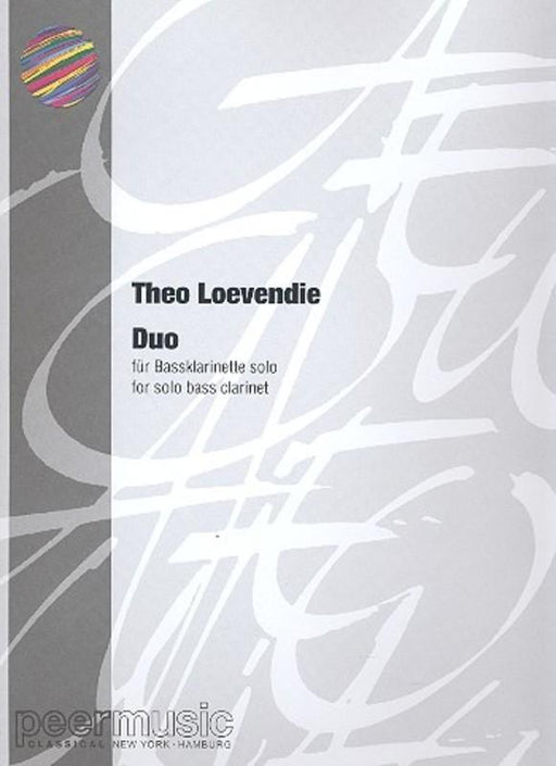 Loevendie - Duo, Bass Clarinet-Woodwind-Peermusic Classical-Engadine Music