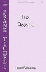 Lux Aeterna, Choral SATB, Frank Ticheli-Choral-Hinshaw Music-Engadine Music