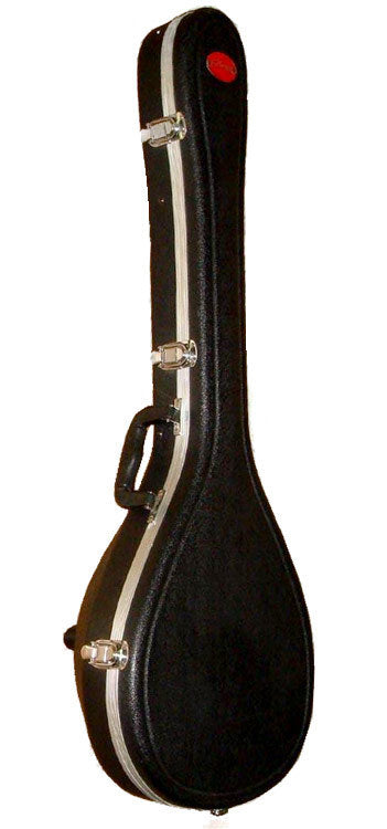 MBT ABS Bouzouki Case in Black Equipped with Chrome Hardware