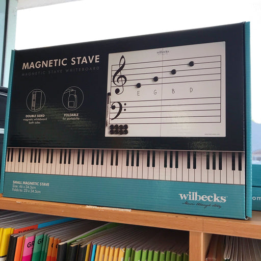 Magnetic Stave Whiteboard-Classroom Resources-Wilbecks-Engadine Music