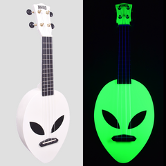 Mahalo Creative Series Alien Ukulele - Glow in the Dark