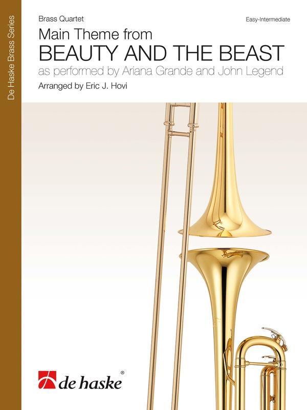 Main Theme From Beauty and The Beast, Arr, Eric J. Hovi Brass Quartet-Brass Quartet-De Haske Publications-Engadine Music