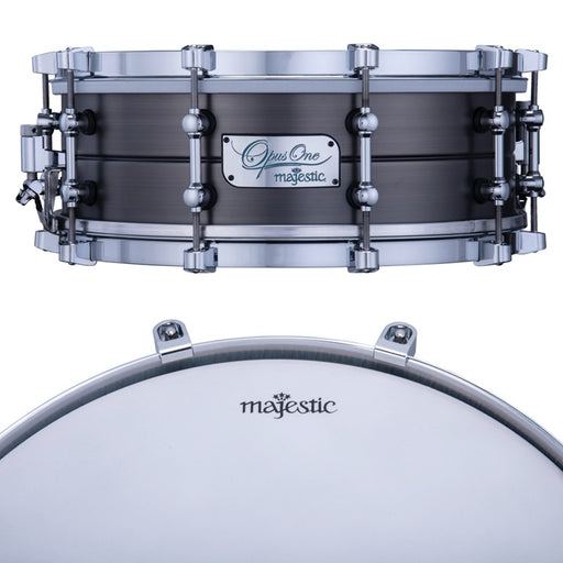 Majestic Opus One Series Concert Snare Drum, Brass Shell - CALL FOR A QUOTE