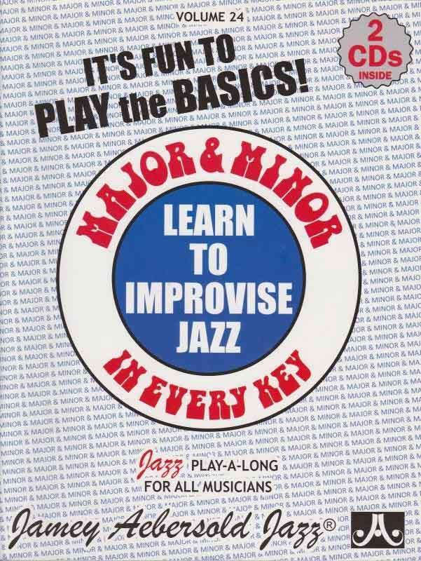 Major & Minor in Every Key - Volume 24-Jazz-Jamey Aebersold Jazz-Engadine Music