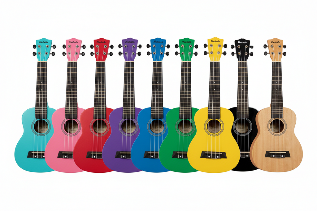 Makala Dolphin Soprano Ukulele - Various Colours