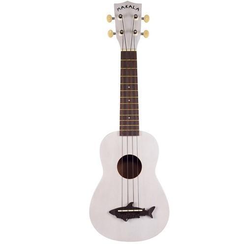 SALE - Makala Shark Soprano Ukulele WHITE - DISPLAY STOCK