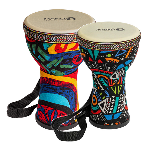 Mano Percussion 6" Pre-Tuned Djembe with Strap - Various