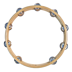 Mano Percussion Large Wood Rim Tambourine - Various Sizes