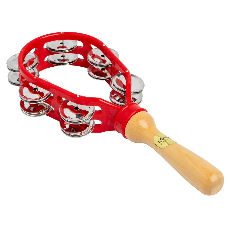 Mano Percussion Oval Tambourine with Handle