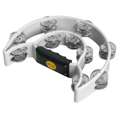 Mano Percussion Plastic Tambourine 1/2 Moon, no head