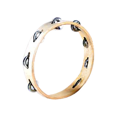 Mano Percussion Small Wood Rim Tambourine - Various Sizes