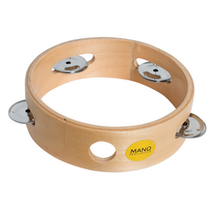 Mano Percussion Small Wood Rim Tambourine - Various Sizes