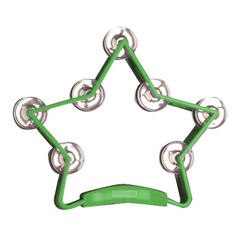 Mano Percussion Star-shaped Tambourine - Various Colours