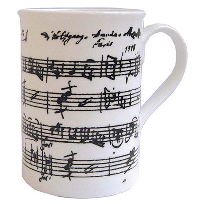 Manuscript Bone China Mug & Matching Coasters