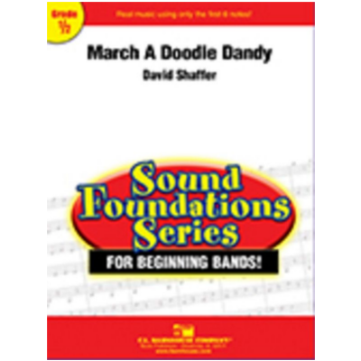 March A Doodle Dandy, David Shaffer Concert Band Chart Grade 0.5-Concert Band Chart-C.L. Barnhouse Company-Engadine Music