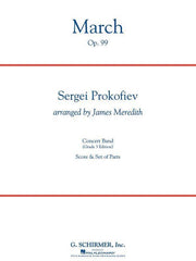 March Op. 99, Prokofieff Arr. James Meredith Concert Band Grade 3-Concert Band Chart-G. Schirmer, Inc.-Engadine Music