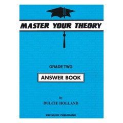 Master Your Theory Grade 2 Answer Book Dulcie Holland-Theory-EMI Music Publishing-Engadine Music