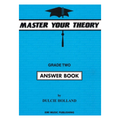 Master Your Theory Grade 2 Answer Book Dulcie Holland-Theory-EMI Music Publishing-Engadine Music