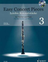 Mauz - Easy Concert Pieces For Clarinet and Piano-Woodwind-Schott-Engadine Music