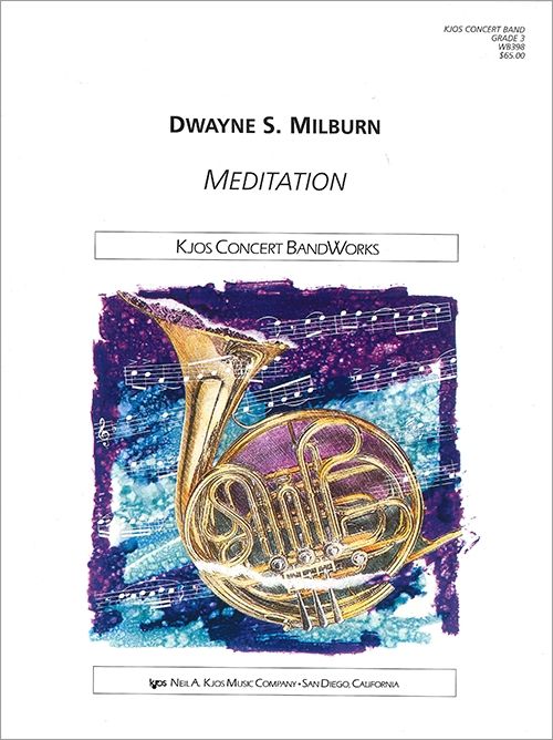 Meditation, Milburn Concert Band Chart Grade 3