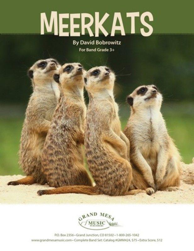 Meerkats, David Bobrowitz Concert Band Grade 3.5-Concert Band Chart-Grand Mesa Music-Engadine Music
