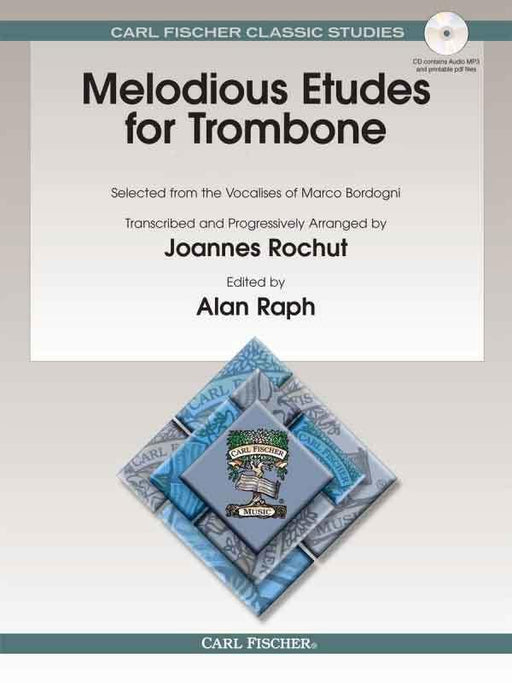 Melodious Etudes for Trombone - Book 1, Nos. 1-60-Brass-Carl Fischer-Engadine Music