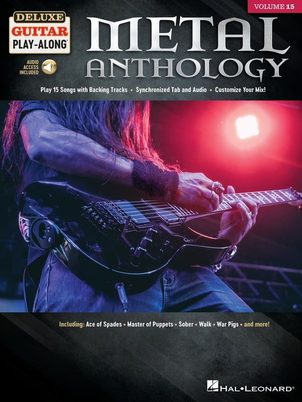 Metal Anthology Delux Guitar Playalong V15 Bk/Ola
