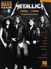 Metallica: 1983-1988 Bass Play-Along Volume 21