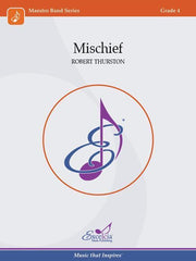 Mischief, Robert Thurston Concert Band Grade 4-Concert Band-Excelcia Music-Engadine Music