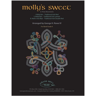 Molly's Sweet, George H. Rowe Concert Band Chart Grade 4-Concert Band Chart-Grand Mesa Music-Engadine Music