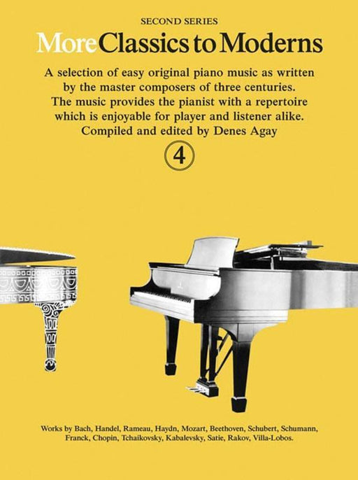 More Classics To Moderns Book 4, Piano