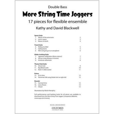 More String Time Joggers Double Bass-Strings-Oxford University Press-Engadine Music