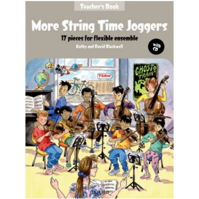 More String Time Joggers Teacher's Book/CD-Strings-Oxford University Press-Engadine Music