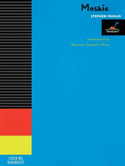 Mosaic, Stephen Paulus Concert Band Grade 3-Concert Band-American Composers Forum-Engadine Music