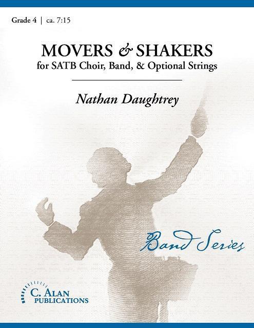 Movers & Shakers, Nathan Daughtrey Concert Band Grade 4-Concert Band-C. Alan Publications-Engadine Music