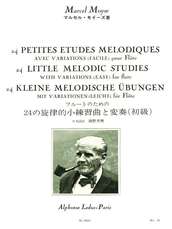 Moyse - 24 Little Melodic Studies for Flute-Woodwind-Alphonse Leduc-Engadine Music