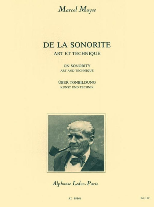 Moyse - De La Sonorite Art and Technique-Woodwind-Alphonse Leduc-Engadine Music