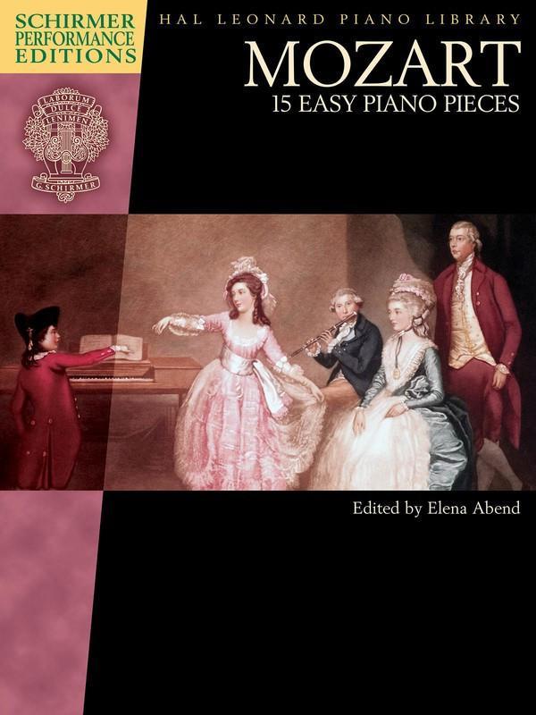 Mozart - 15 Easy Piano Pieces-Piano & Keyboard-G. Schirmer Inc.-Engadine Music
