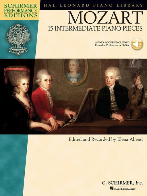 Mozart - 15 Intermediate Piano Pieces-Piano & Keyboard-G. Schirmer Inc.-Engadine Music