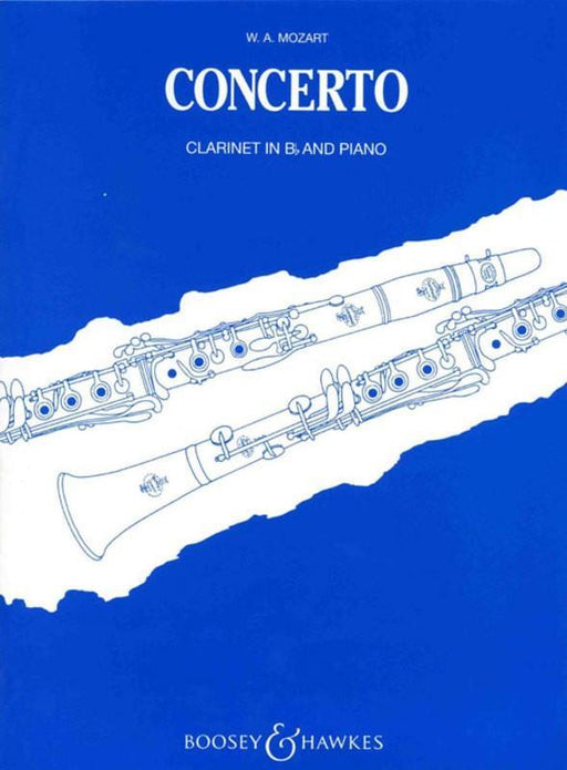Mozart Clarinet Concerto A Major K. 622 - Clarinet and Piano-Woodwind-Boosey & Hawkes-Engadine Music