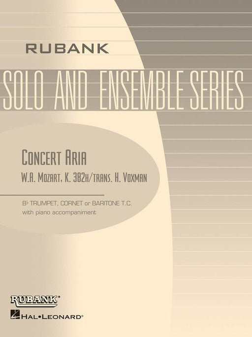 Mozart - Concert Aria, Trumpet-Brass-Rubank Publications-Engadine Music