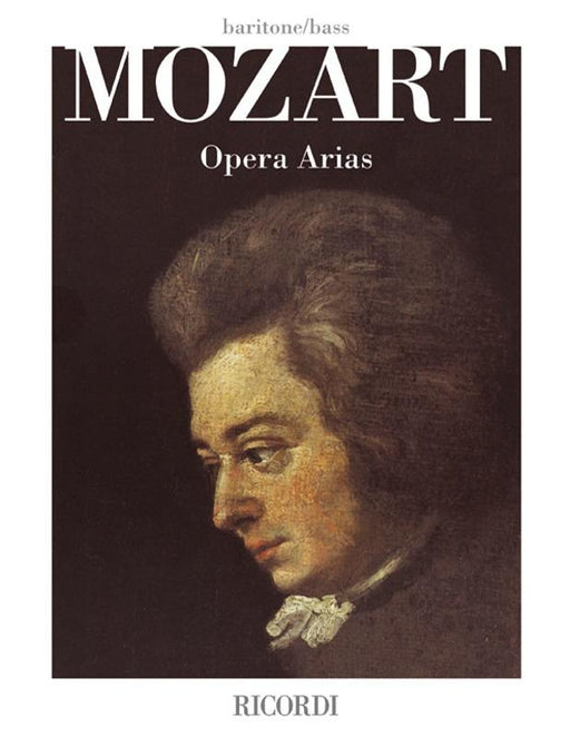 Mozart Opera Arias, Baritone/Bass-Vocal-Ricordi-Engadine Music