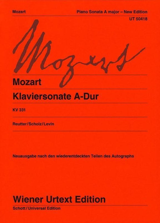 Mozart - Piano Sonata in A Major K. 331 (New Edition)