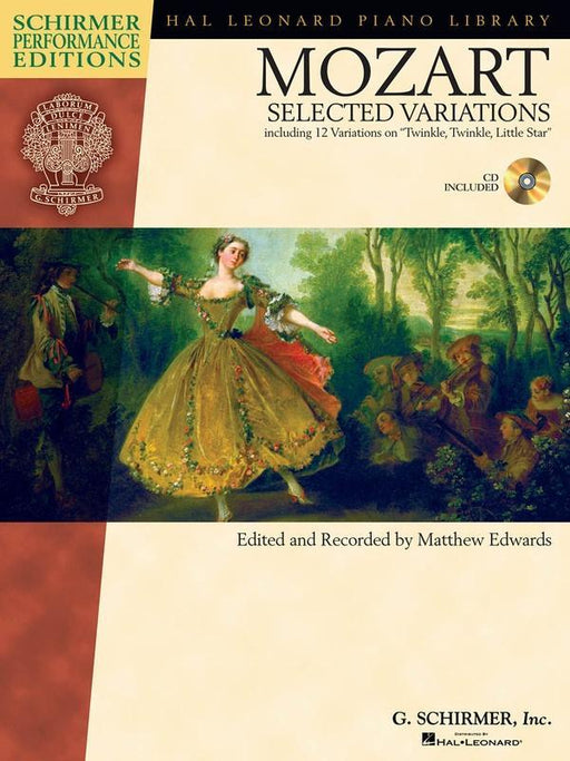 Mozart - Selected Variations, Piano-Piano & Keyboard-G. Schirmer Inc.-Engadine Music