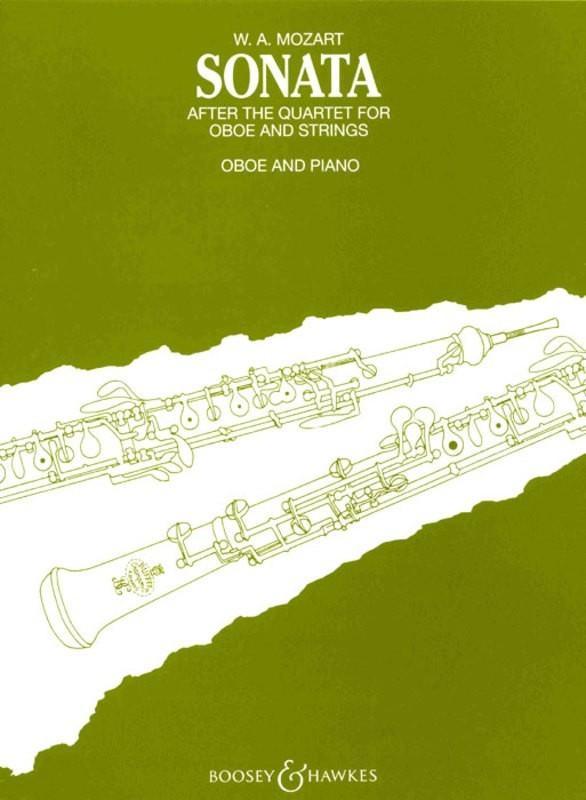 Mozart - Sonata after Oboe Quartet K 370 Oboe/Piano-Woodwind-Boosey & Hawkes-Engadine Music