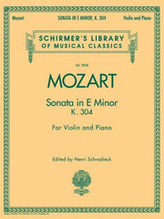 Mozart - Sonata in E minor, K 304, Violin & Piano