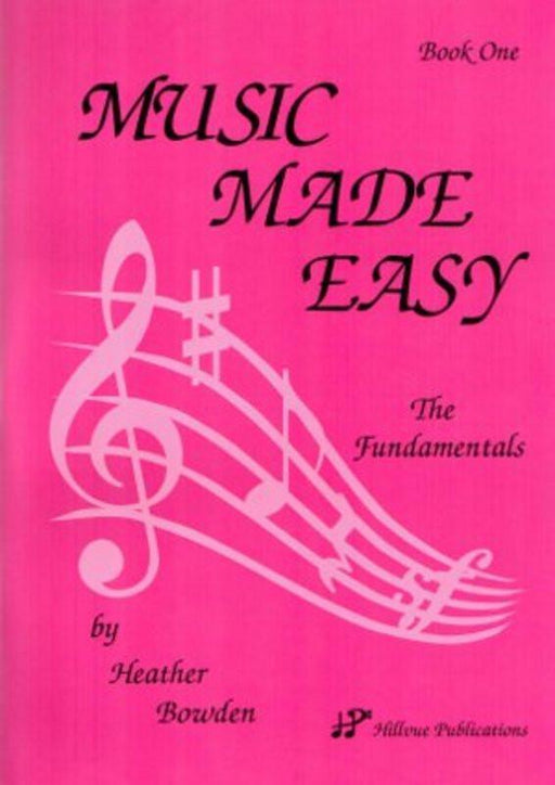 Music Made Easy Book One-Theory-Hillvue Publications-Engadine Music