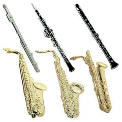Music Pin - Various Woodwind Instruments