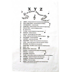 Music Tea Towel - Various